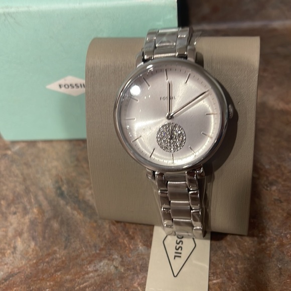 Women's Stainless Steel Fossil Watch -36mm - Picture 4 of 8